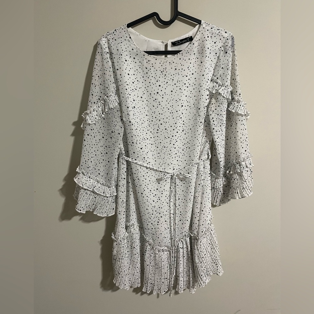 SIMPLEE DROP WAIST DRESS